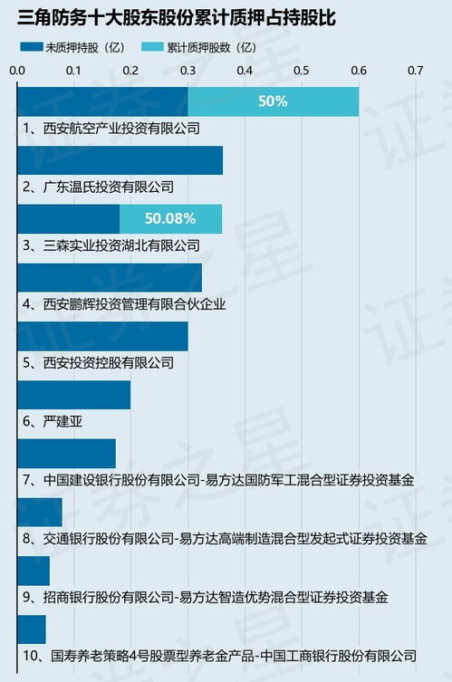 三角防務(wù) 300775 股東三森實(shí)業(yè)投資湖北質(zhì)押580萬(wàn)股,占總股本1.06